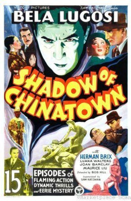 Shadow Of Chinatown Movie Poster Metal Poster Choose Style The Poster Depot