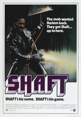 Shaft Metal Movie Poster 8in x 12in