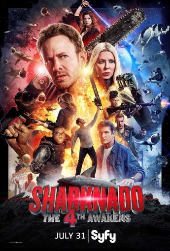 Sharknado 4 Photo Sign 8in x 12in