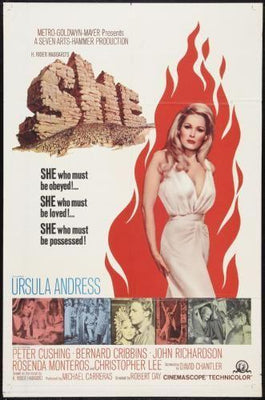 She Movie Poster Metal Poster Choose Style The Poster Depot