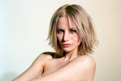 Sienna Guillory Pretty Blonde poster tin Metal Print Wall Art