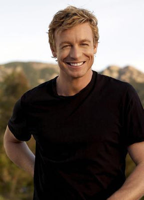 Simon Baker poster tin Metal Print Wall Art