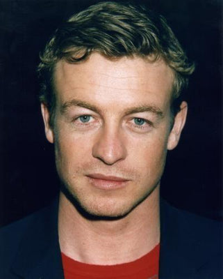 Simon Baker Photo Sign 8in x 12in