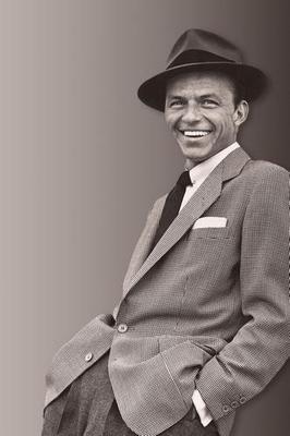 Frank Sinatra Suit Fedora poster tin sign Wall Art