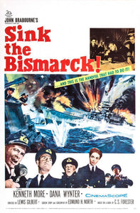 Sink The Bismarck Movie poster for sale cheap United States USA