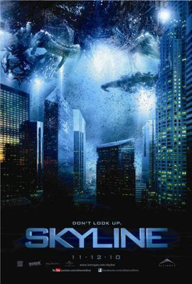 Skyline Metal Movie Poster 8in x 12in