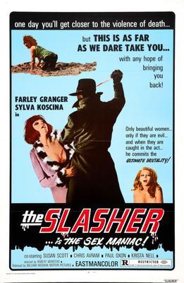 Slasher The movie poster Sign 8in x 12in