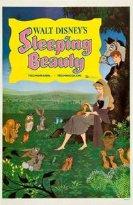 Sleeping Beauty movie poster Sign 8in x 12in