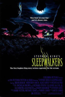 Sleepwalkers Metal Movie Poster 8in x 12in