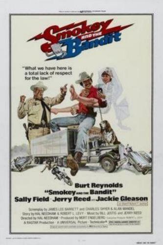 Smokey And The Bandit Metal Movie Poster 8in x 12in