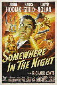 Somewhere In The Night Movie Poster 16in x 24in - Fame Collectibles
