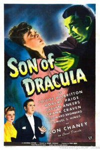 Son Of Dracula movie poster Sign 8in x 12in