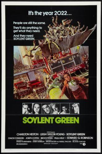 Soylent Green movie poster Sign 8in x 12in