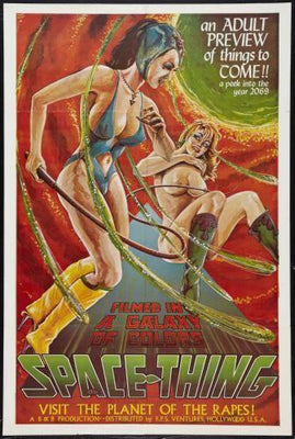 Space Thing Metal Movie Poster 8in x 12in