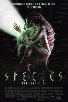 Species Pt 1 Metal Movie Poster 8in x 12in