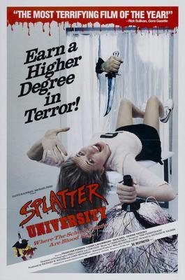 Splatter University movie poster Metal Print 8in x 12in