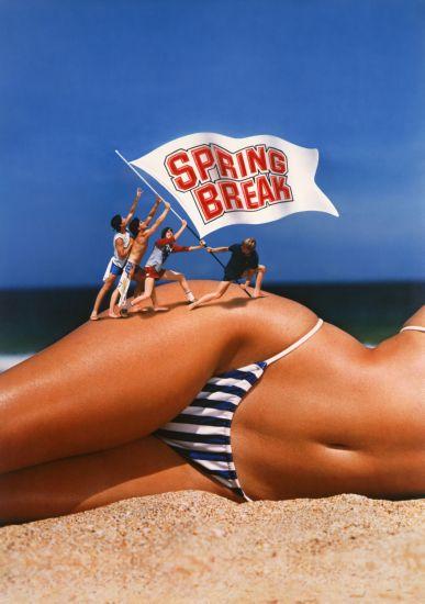 Spring Break movie poster Sign 8in x 12in