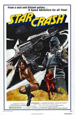 Star Crash Metal Movie Poster 8in x 12in