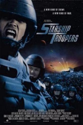 Starship Troopers movie poster Metal Print 8in x 12in