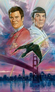 Star Trek The Voyage Home movie poster Sign 8in x 12in