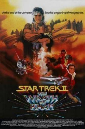 Star Trek The Wrath Of Khan movie poster Sign 8in x 12in