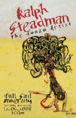 Ralph Steadman Art Exhibition poster #01 11inx17in poster The Poster Depot