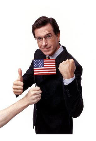 Colbert Flag Stephen Colbert poster Fist Flag | theposterdepot.com – The Poster Depot