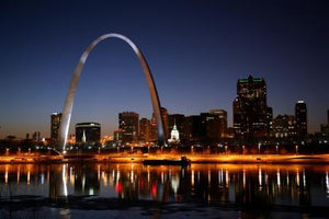 St.Louis Missouri Arch Photo Sign 8in x 12in