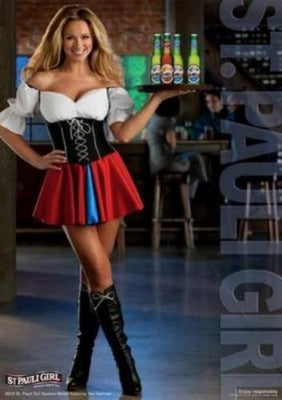 St Pauli Girl Art Poster 11x17 Mini Poster