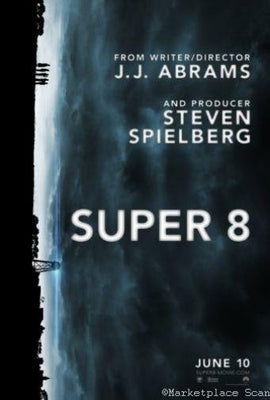 Super 8 Metal Movie Poster 8in x 12in