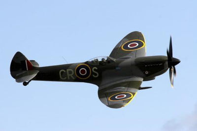 Super Marine Spitfire Mkxvi Metal Print 8in x 12in