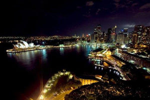 Sydney Skyline Photo Sign 8in x 12in