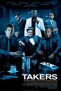 Takers movie poster Sign 8in x 12in