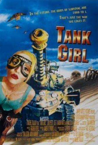 Tank Girl movie poster Sign 8in x 12in