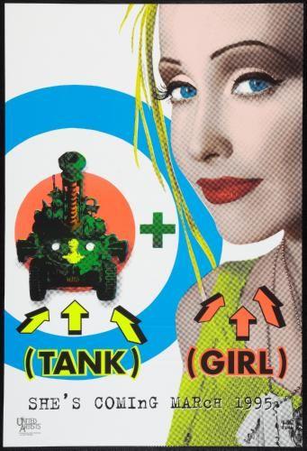 Tank Girl movie poster Sign 8in x 12in
