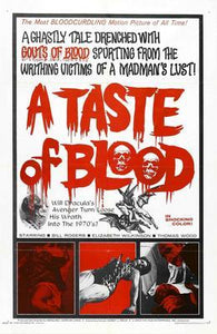 Taste Of Blood A movie poster Sign 8in x 12in