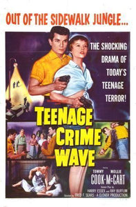 Teenage Crimewave movie poster Sign 8in x 12in