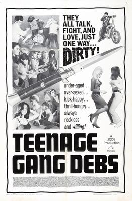 Teenage Gang Debs Movie Poster 11x17 Mini Poster in Mail/storage/gift tube