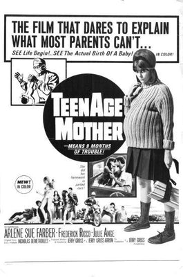 Teenage Mother Metal Movie Poster 8in x 12in The Poster Depot