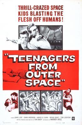 Teenagers From Outer Space movie poster Sign 8in x 12in