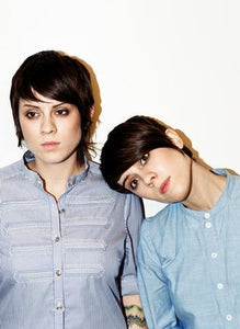 Tegan And Sara Blue Shirts Vt Photo Sign 8in x 12in