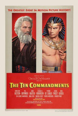 Ten Commandments The Metal Print 8in x 12in