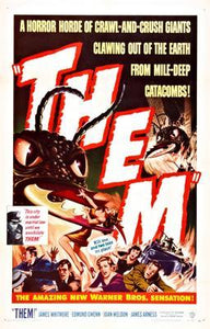 Them movie poster Sign 8in x 12in