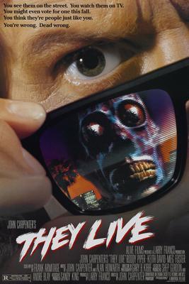 They Live Roddy Piper movie poster Metal Print 8in x 12in
