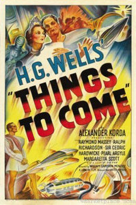 Things To Come movie poster Sign 8in x 12in