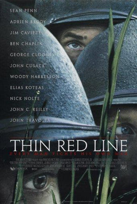 Thin Red Line Movie Poster Metal Poster Choose Style The Poster Depot