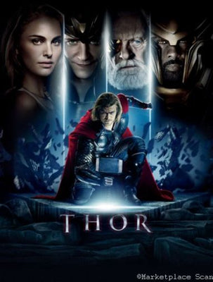 Thor Movie Poster 11inx17in Wall Art in Mail/storage/gift tube
