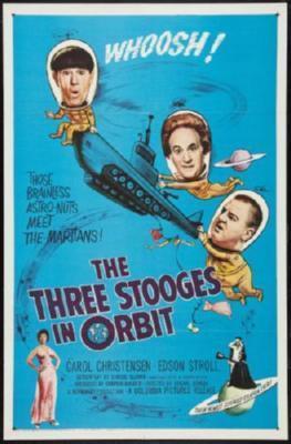 Three Stooges In Orbit Movie Poster 16in x 24in - Fame Collectibles
