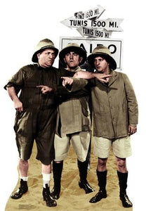 Three Stooges Safari Poster # 11x17 Mini Poster