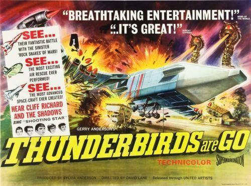 Thunderbirds Are Go Photo Sign 8in x 12in